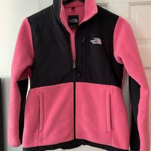 Women’s pink North Face fleece